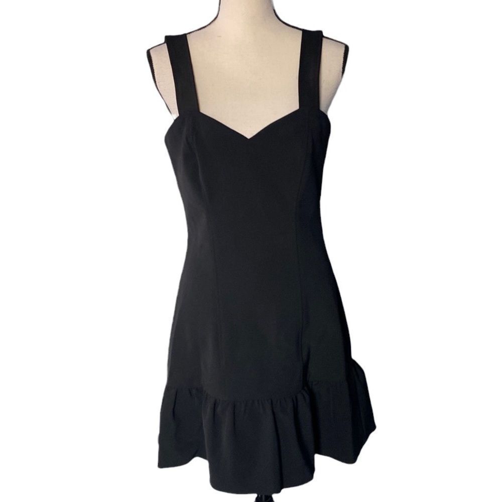 NWT Parker Black Sleeveless Mini Dress Size M